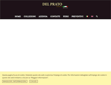 Tablet Screenshot of delprato.com